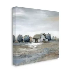 Kirklands Home Countryside Barn Canvas Art Print, 36x36 in. Gray Sale