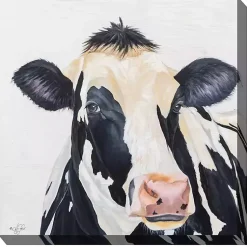 Kirklands Home Cow Portrait Outdoor Canvas Art Print Best