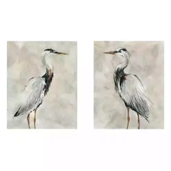 Kirklands Home Crane at Dusk Giclee Canvas Art Prints, Set of 2 Sale