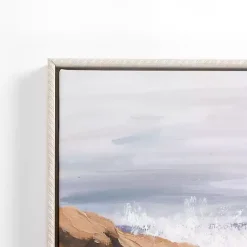 Kirklands Home Crashing Waves Framed Canvas Art Print Best