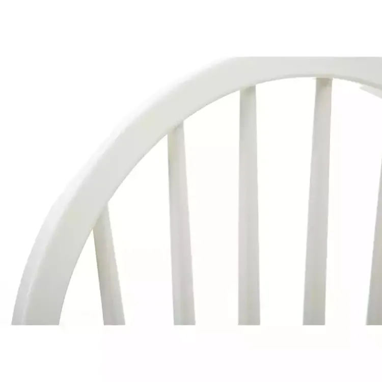 Kirklands Home Cream & Natural Wooden Dining Chairs, Set of 2 White Hot