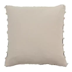 Pillows>Kirklands Home Cream Block Print Throw Pillow Ivory