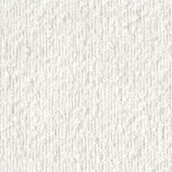 Kirklands Home Cream Boucle Round Upholstered Ottoman White
