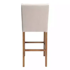 Kirklands Home Cream Button Tufted Kia Barstool Ivory New