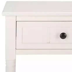 Kirklands Home Cream Carved 2-Drawer Console Table White Hot
