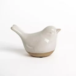 Statues & Figurines>Kirklands Home Cream Ceramic Bird Figurine Ivory