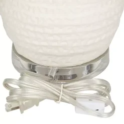 Kirklands Home Cream Ceramic Gourd Table Lamp White Online