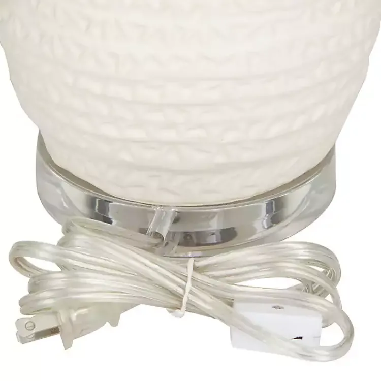 Kirklands Home Cream Ceramic Gourd Table Lamp White Online