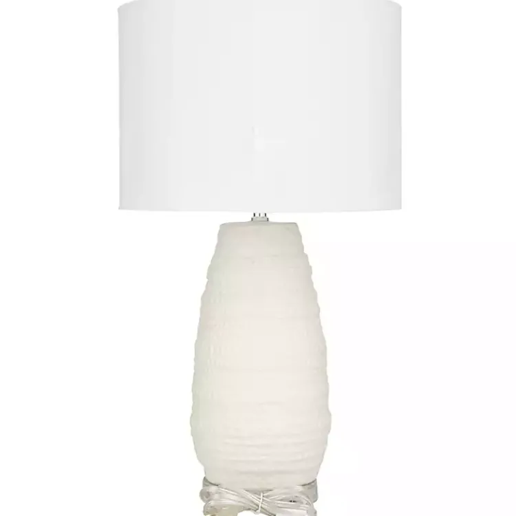Kirklands Home Cream Ceramic Gourd Table Lamp White Online