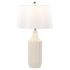 Kirklands Home Cream Ceramic Sandra Table Lamp Best