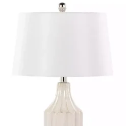 Kirklands Home Cream Ceramic Sandra Table Lamp Best