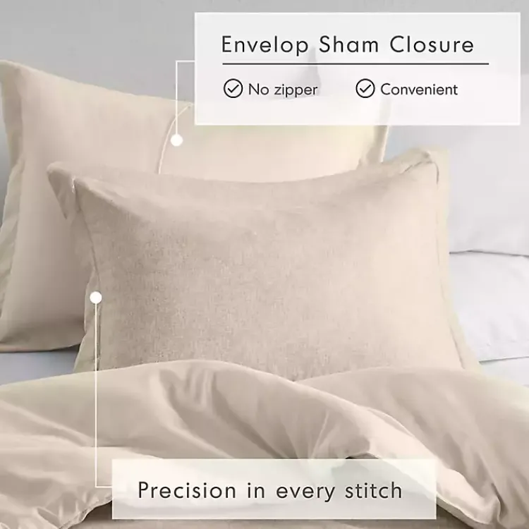 Kirklands Home Cream Chambray 2-pc. Twin/Twin XL Comforter Set Ivory Hot