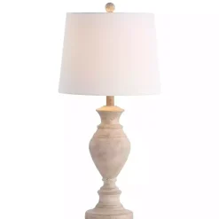 Kirklands Home Cream Classic Curve Table Lamp White