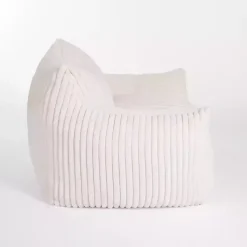 Kirklands Home Cream Comfy Foam Lounge Chair White Outlet