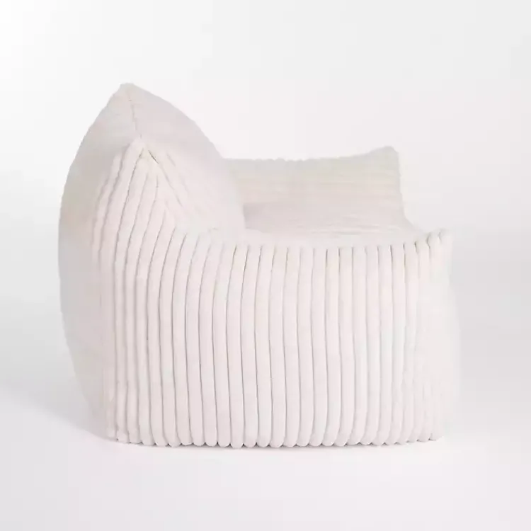 Kirklands Home Cream Comfy Foam Lounge Chair White Outlet