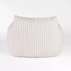 Kirklands Home Cream Comfy Foam Lounge Chair White Outlet