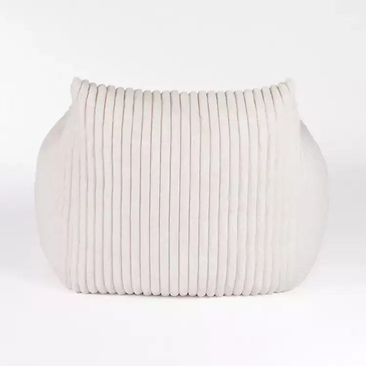 Kirklands Home Cream Comfy Foam Lounge Chair White Outlet