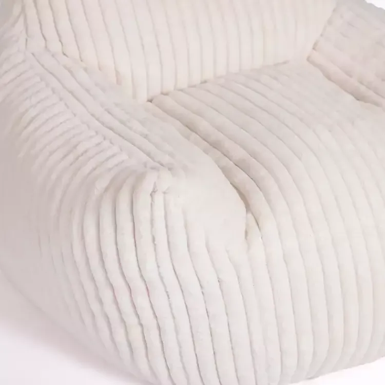 Kirklands Home Cream Comfy Foam Lounge Chair White Outlet