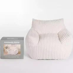 Kirklands Home Cream Comfy Foam Lounge Chair White Outlet