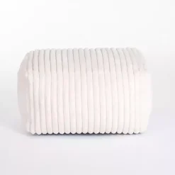 Kirklands Home Cream Comfy Foam Lounge Ottoman White Online