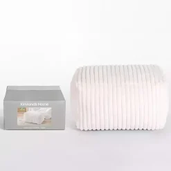 Kirklands Home Cream Comfy Foam Lounge Ottoman White Online