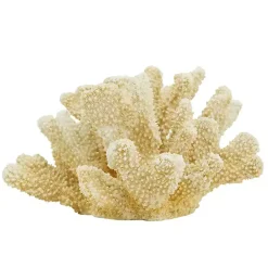 Statues & Figurines>Kirklands Home Cream Coral Resin Statue Ivory
