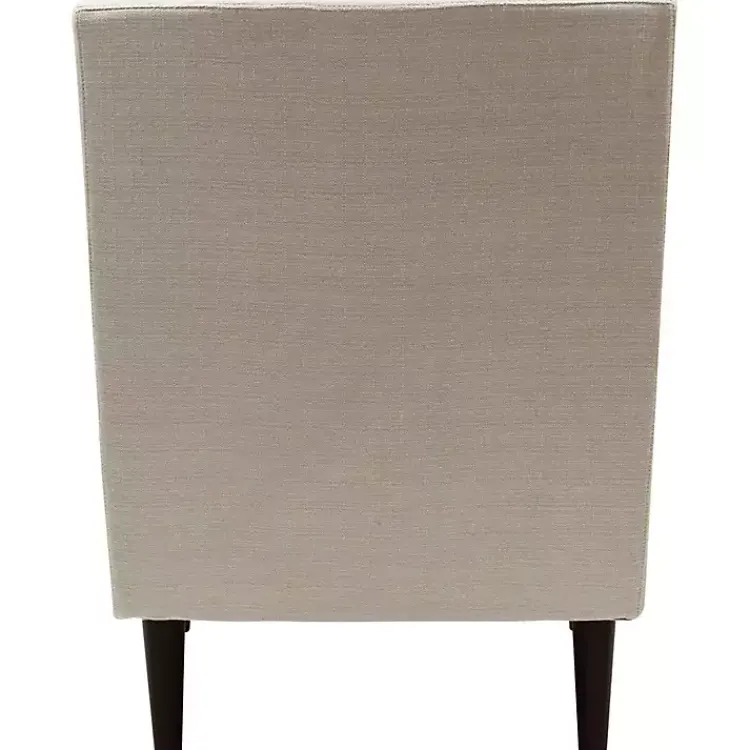 Kirklands Home Cream Ellen Rolled Arms Accent Chair White New