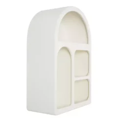 Kirklands Home Cream Geometric Arch Wall Shelf Sale