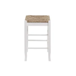 Kirklands Home Cream Handwoven Counter Stool White Online