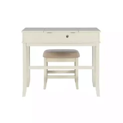 Kirklands Home Cream Jennifer Flip-Top 2-pc. Vanity Set White Hot