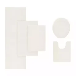 Kirklands Home Cream Marshmallow Contour Bath Mat, 24 in. Ivory Best
