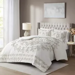 Kirklands Home Cream Medallion California King Comforter Set White Best