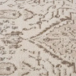 Kirklands Home Cream Medallion Runner Ivory Best