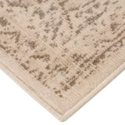 Kirklands Home Cream Medallion Runner Ivory Best