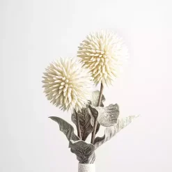 Stems & Bouquets>Kirklands Home Cream Ombre Thistle Flower Stem Ivory