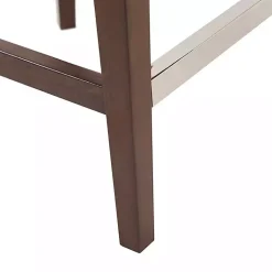 Kirklands Home Cream Open Back Swivel Base Counter Stool White New