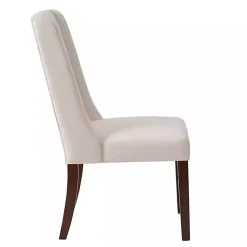 Kirklands Home Cream Parson Dining Chairs, Set of 2 Ivory Sale
