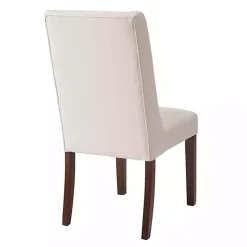 Kirklands Home Cream Parson Dining Chairs, Set of 2 Ivory Sale