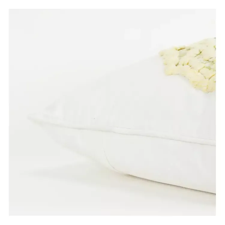 Fall>Kirklands Home Cream Pumpkin with Stem Harvest Throw Pillow Ivory