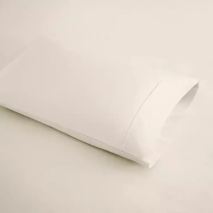 Kirklands Home Cream Rich Cooling Cotton Queen Sheet Set Ivory Clearance