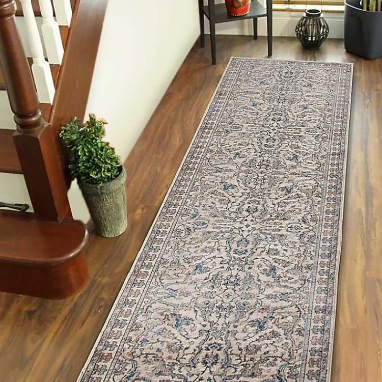 Kirklands Home Cream Royal Motif Wilson Floor Runner, 2x10 Best