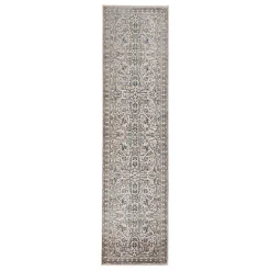 Kirklands Home Cream Royal Motif Wilson Floor Runner, 2x10 Best