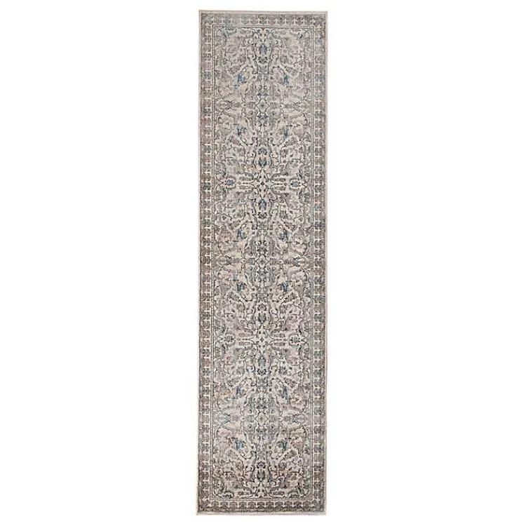 Kirklands Home Cream Royal Motif Wilson Floor Runner, 2x10 Best