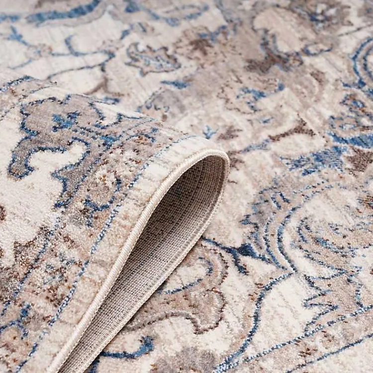 Kirklands Home Cream Royal Motif Wilson Floor Runner, 2x10 Best