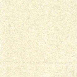 Kirklands Home Cream Sherpa and Wood Storage Bench Ivory New
