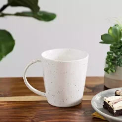 Kirklands Home Cream Simple Things Mug Ivory Hot