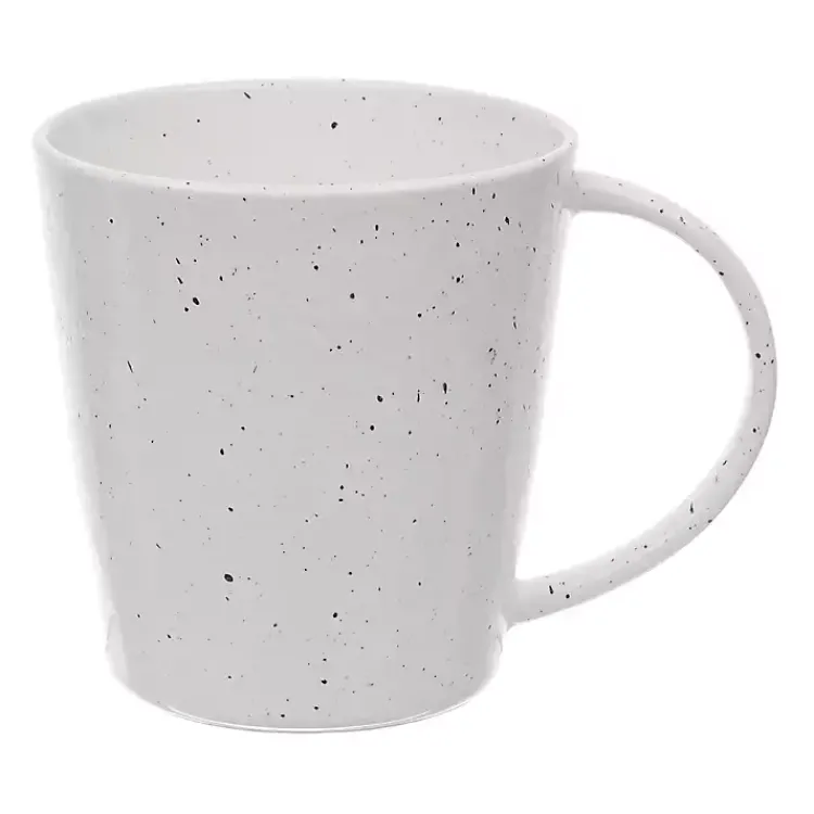 Kirklands Home Cream Simple Things Mug Ivory Hot