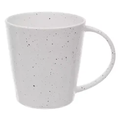 Kirklands Home Cream Simple Things Mugs, Set of 4 Ivory Best