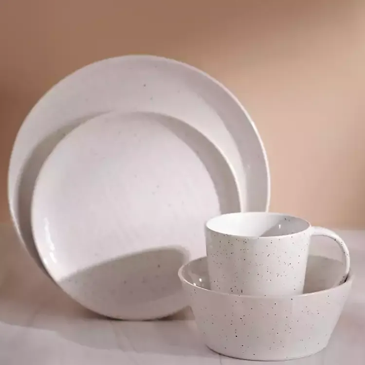 Kirklands Home Cream Simple Things Salad Plate Ivory Hot