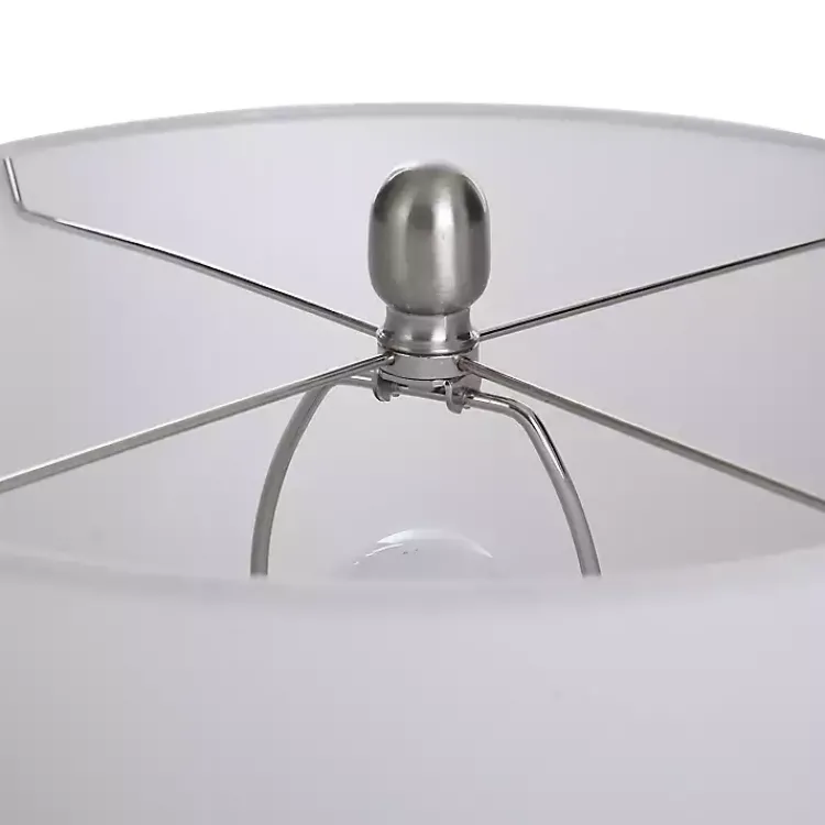 Kirklands Home Cream Speckled Two Tone Table Lamp White Discount